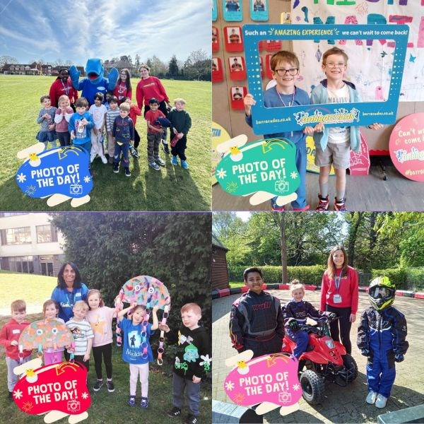 Barracudas Easter Camp 2025 photo of the day montage from 7-11 April 202